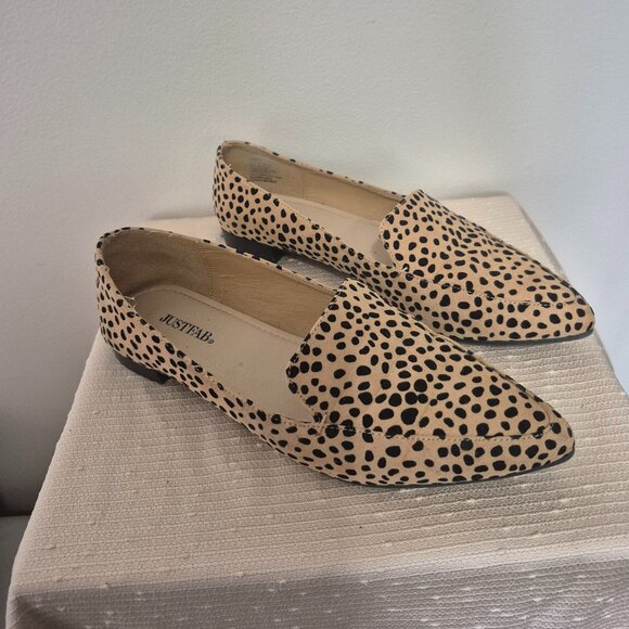 Leopard Print Loafers - Picture 1 of 8